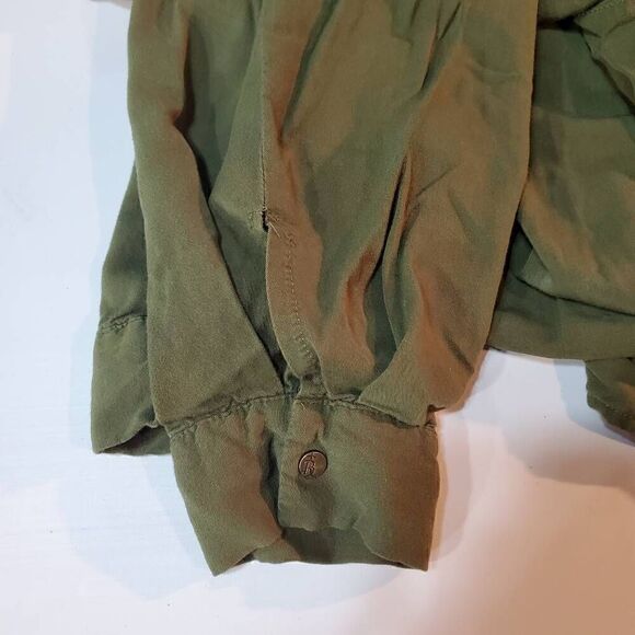 La Belle Roc Jumpsuit Womens Small Green Rocawear Long Zipper Pockets One Piece - Picture 8 of 14